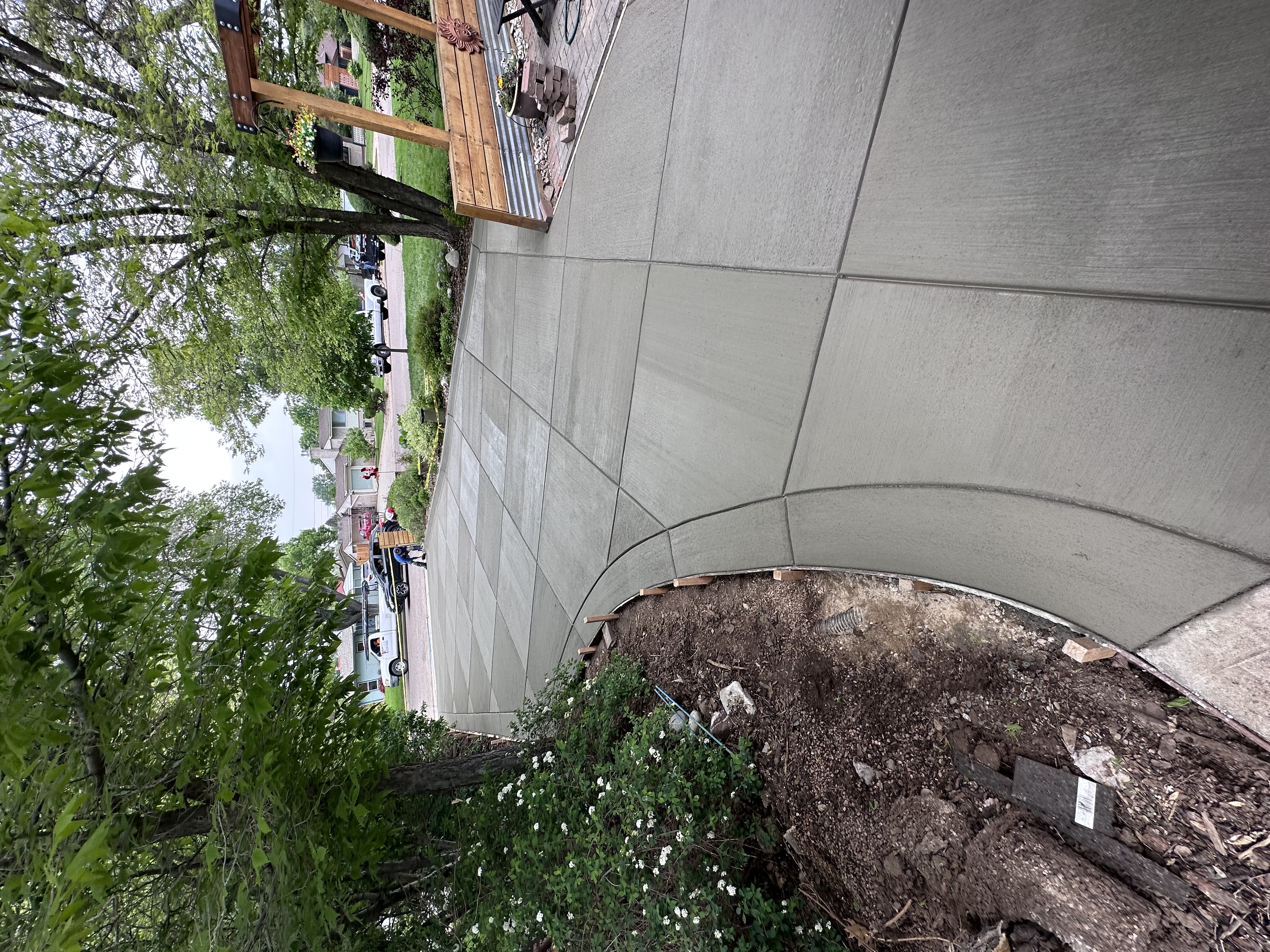 Concrete Driveway project 1 — Blackpine Hardscapes Aurora CO