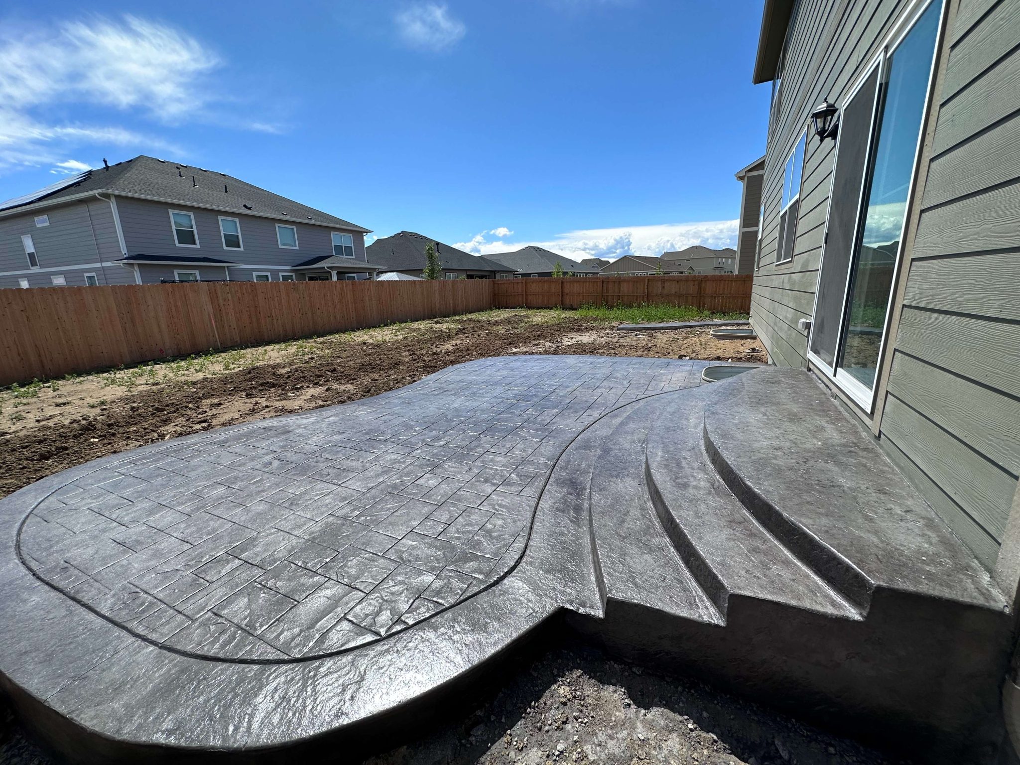 Concrete Patio project 1 — Blackpine Hardscapes Aurora CO