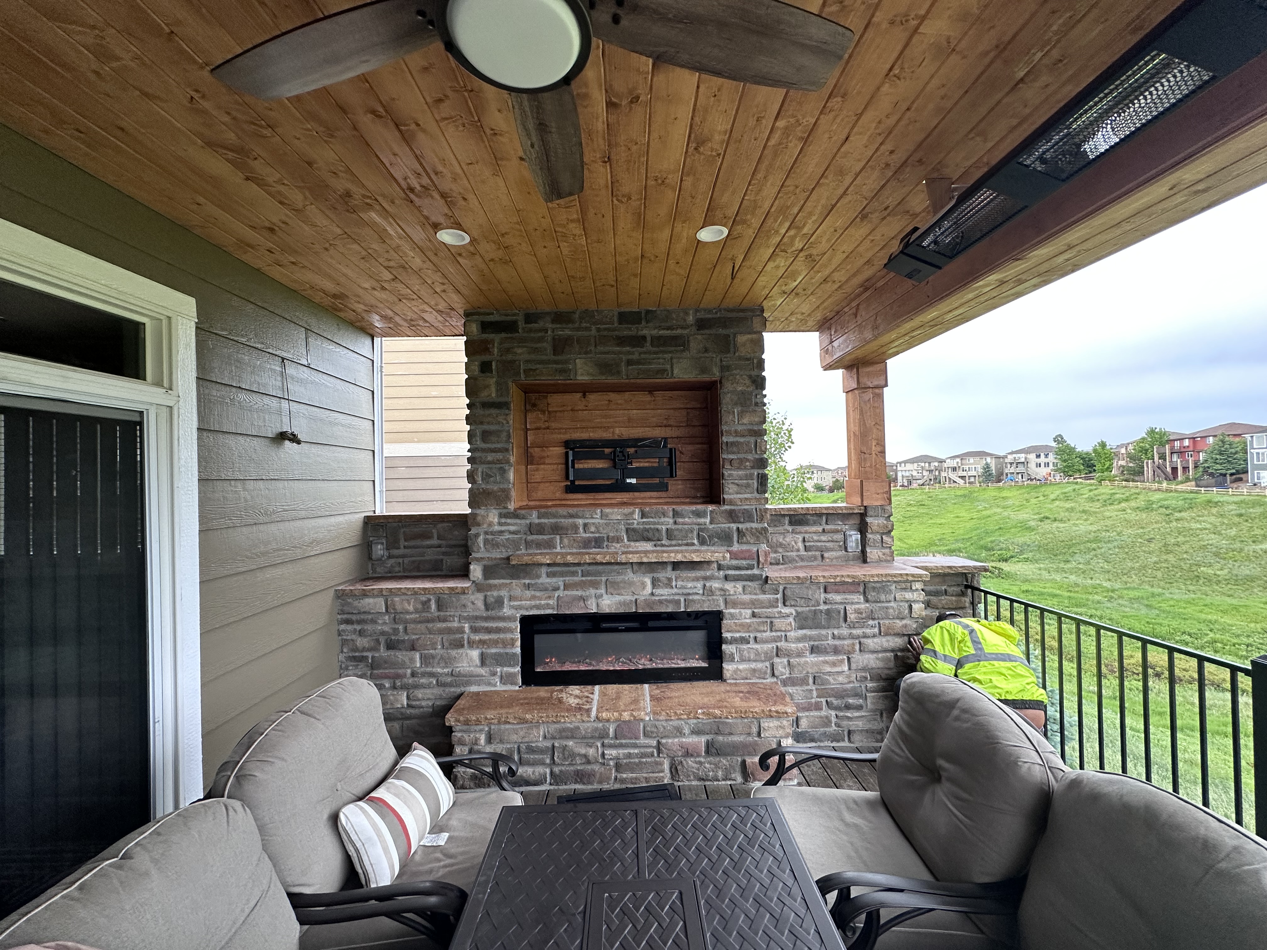 Fire Pit & Fireplace project 3 — Blackpine Hardscapes Aurora CO