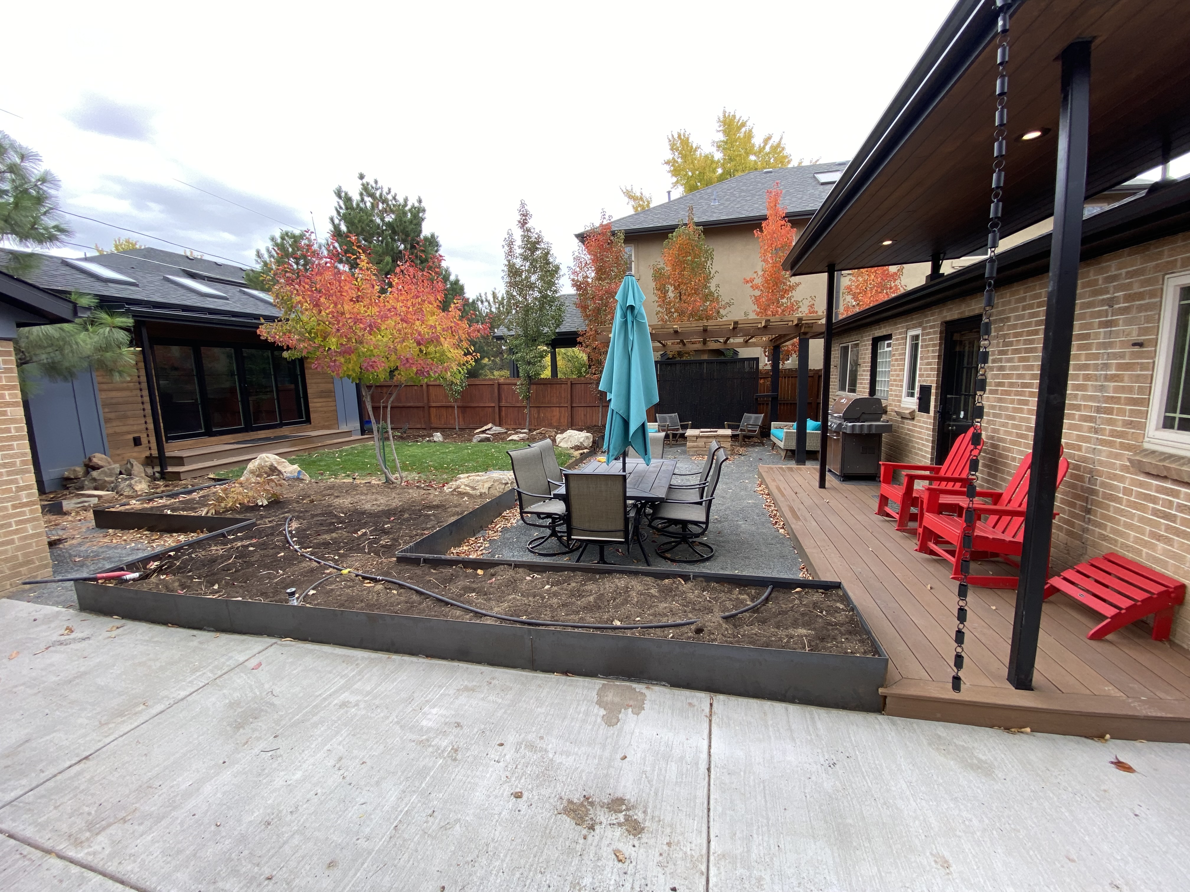Deck Construction project 1 — Blackpine Hardscapes Aurora CO