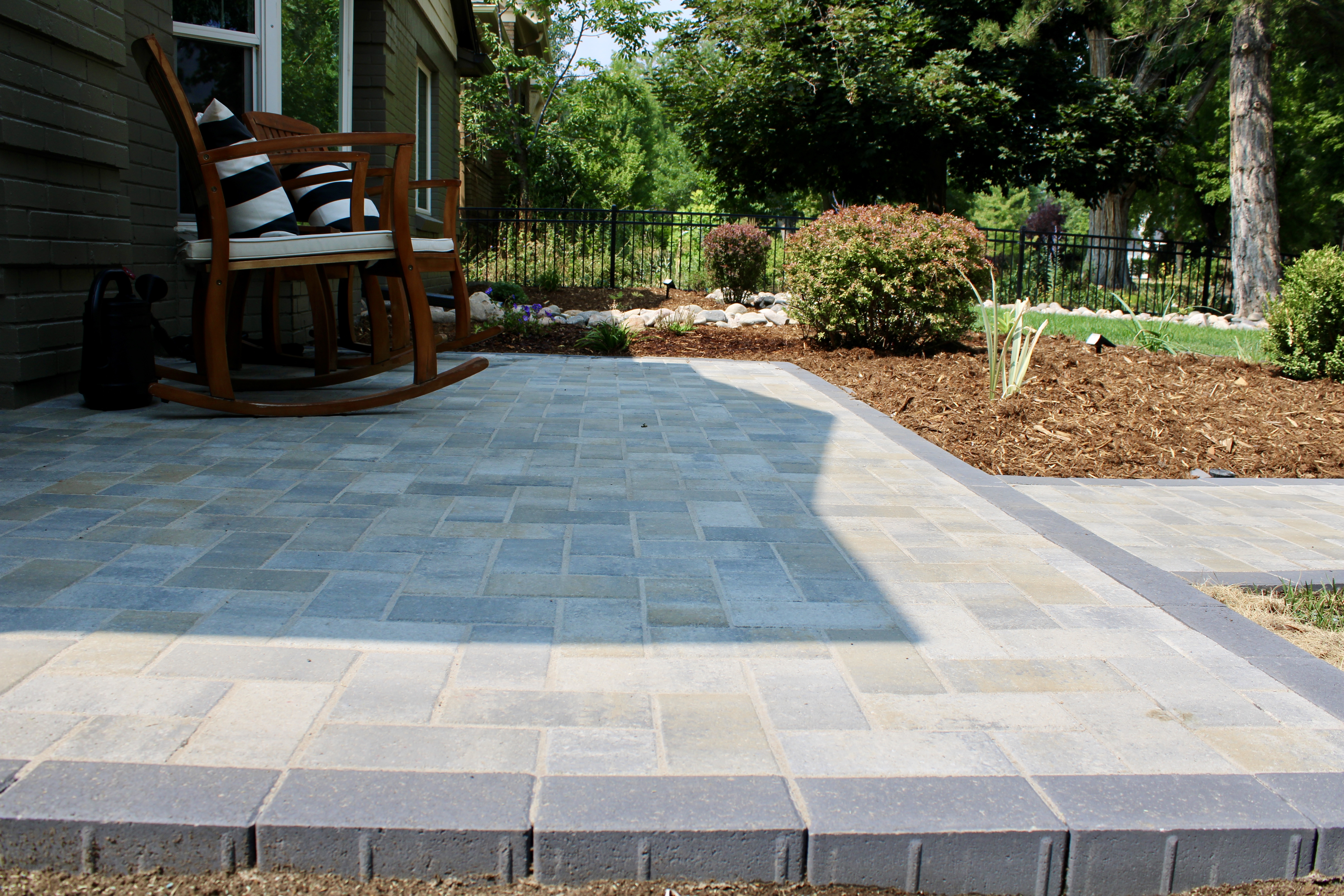 Paver Patio project 2 — Blackpine Hardscapes Aurora CO
