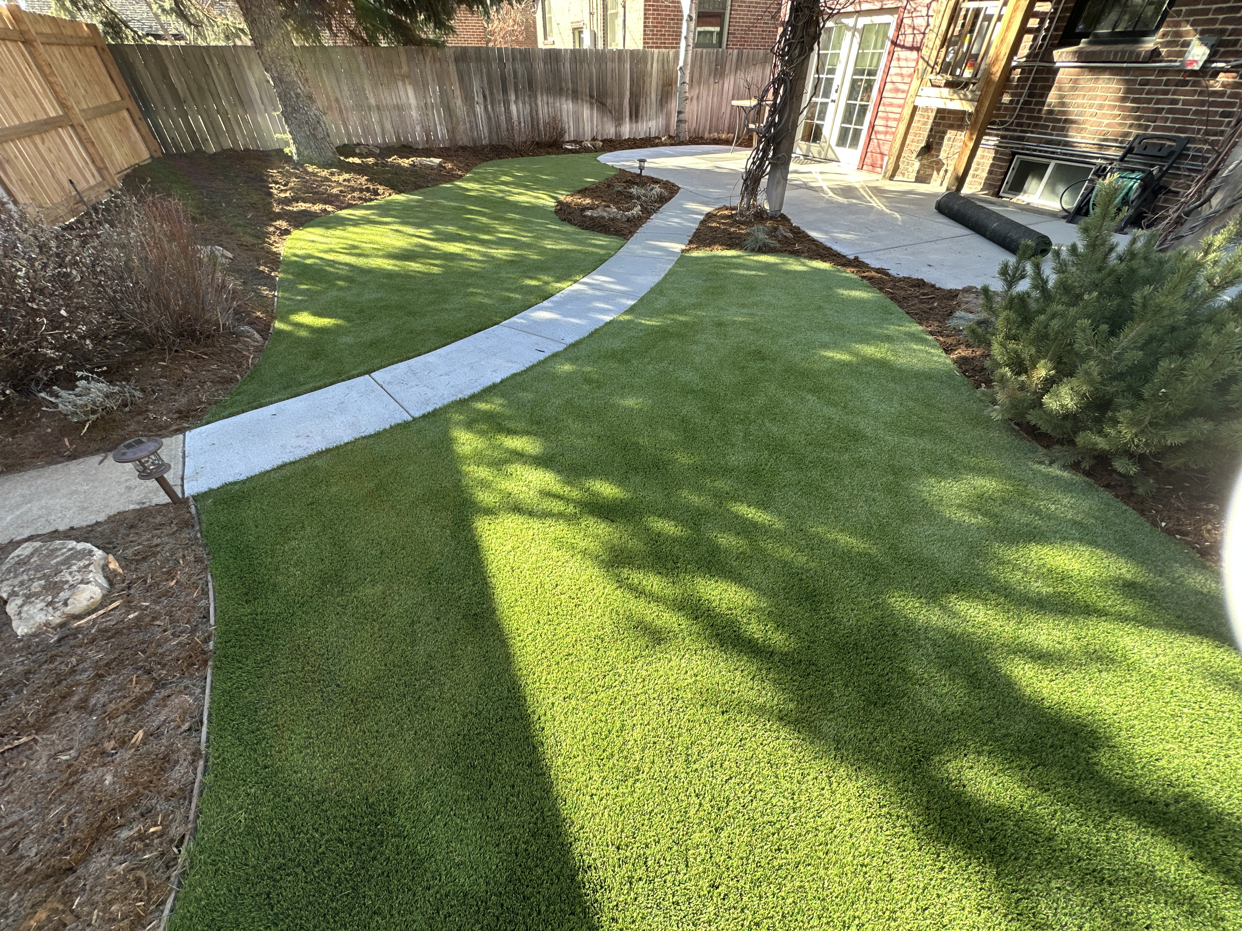 Artificial Turf project 1 — Blackpine Hardscapes Aurora CO