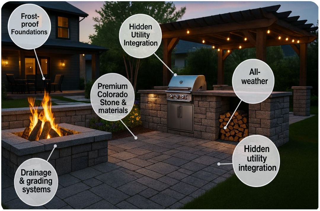 Blackpine Hardscapes design vision and site planning process